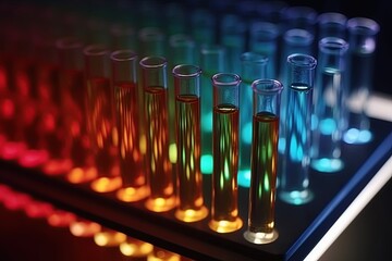 test tubes in laboratory