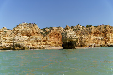 Fototapeta na wymiar Portugal Coast Algarve the most beautifull coast in the Europe