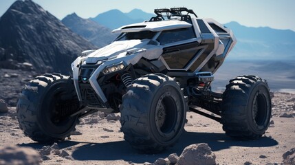 Desert Expeditions: Futuristic Off-Road Vehicles on Epic Journeys