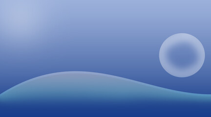 blue gradient smooth abstract background