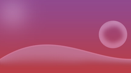 Red gradient smooth abstract background