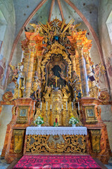 interior of the church, Metnitz, Carinthia, Austria
