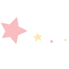 Golden Star Design with Shiny Stars Illustration