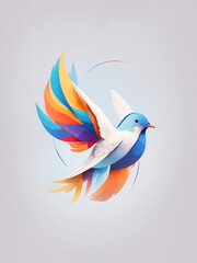 dove with peace