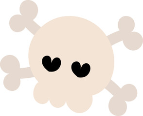 cartoon happy Halloween fun illustration spooky slogan t-shirt decoration vector