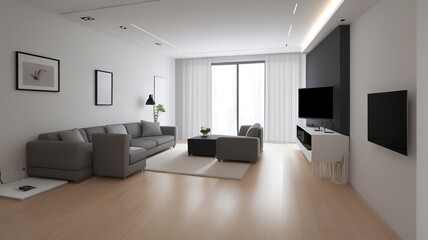 Fototapeta premium Minimalist Interior Design