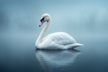 Fototapeta premium Swan on the lake
