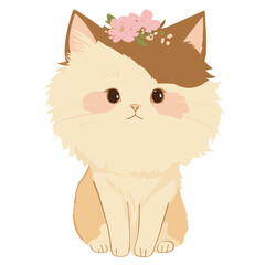 Vibrant Whiskers and Playful Paws: A Colorful Collection of Cute Cat Illustrations Created with Precision and Love, Perfect for Children's Books, Art Prints, and Crafty Projects - Bring These Adorable