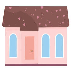Charming Home Sweet Home Cute House Drawing 
 Instant Download for Art and Crafts