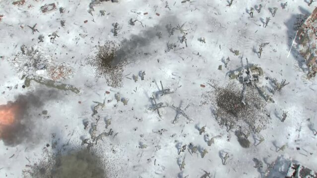Snowy World War 2 Chaos