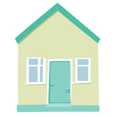 House Icon Set for Web and Business Design with Flat Computer and Mobile Technology Elements