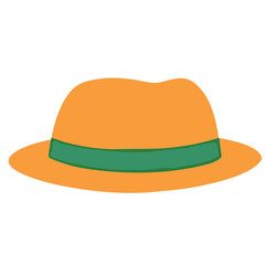 Chic and Versatile A Stylish Hat Vector Illustration, Ideal for Adding a Touch of Fashion to Your Creative Projects