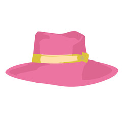 Chic and Versatile A Stylish Hat Vector Illustration, Ideal for Adding a Touch of Fashion to Your Creative Projects