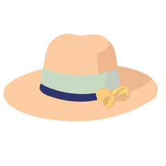 Chic and Versatile A Stylish Hat Vector Illustration, Ideal for Adding a Touch of Fashion to Your Creative Projects