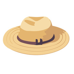 Chic and Versatile A Stylish Hat Vector Illustration, Ideal for Adding a Touch of Fashion to Your Creative Projects