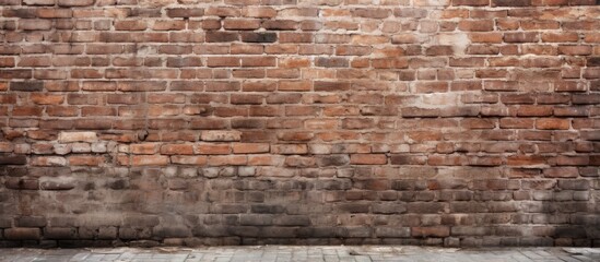 Background of Urban Isolated Brick Wall