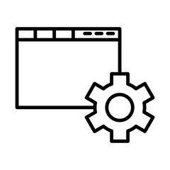 Fototapeta premium Browser Setting