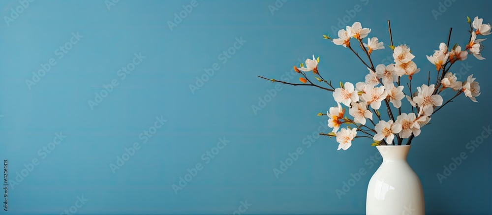 Poster Artificial bloom within the container