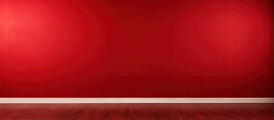 Check out the portfolio for additional photos of a vacant room with red walls - Powered by Adobe