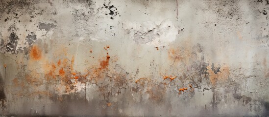 Dirty texture background with fungus or mold on concrete wall