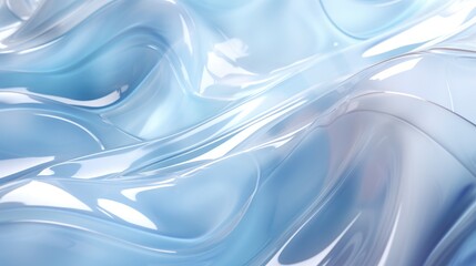 Obraz premium blue silk fabric textile satin abstract background, ai