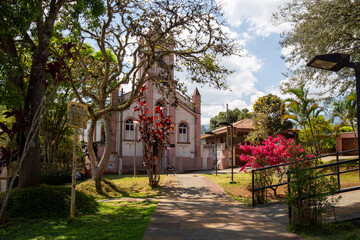 Church of the Rosary in Sao Bento do Sapucai, in the countryside of Sao Paulo. In the Serra da Mantiqueira.