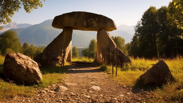 ancient stone dolmens