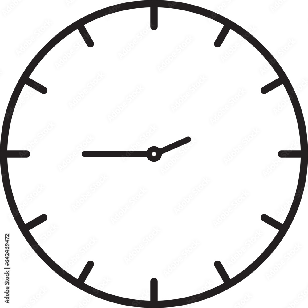 Poster clock icon