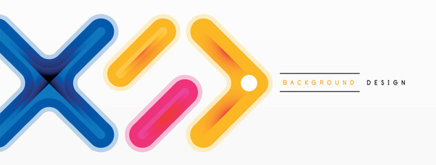 Minimal geometric background cross line. Design for wallpaper, banner, background, landing page, wall art, invitation, prints, posters