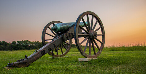 old cannon in the park