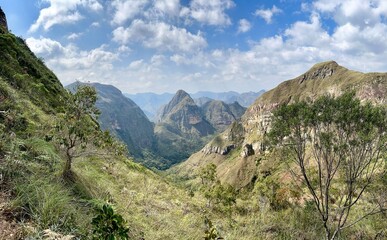 Landscape of sambaipata: Codo de Los Andes scenary