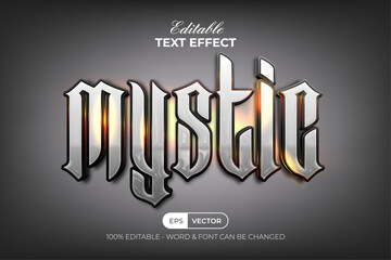 Mystic Text Effect Style. Editable Text Effect.