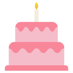 birthday cake with candle