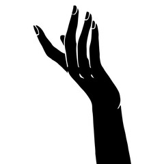 silhouette of hands
