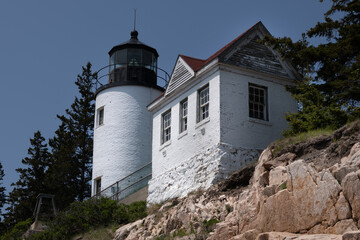 Fototapeta na wymiar Bass Harbor Head Light Station. Acadia National Park Maine