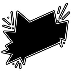 abstract star shape with arrow