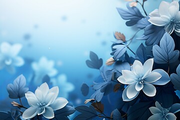 A collection of beautiful blue flower backgrounds