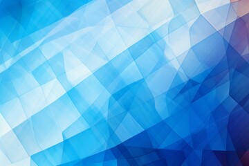 Obraz premium A gradient of blues shapes this intricate mosaic pattern background illustration