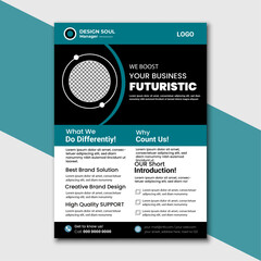 This is a business flyer.  Clean, standard colors, and beautiful and elegant writing.  Which will help you expand your business.