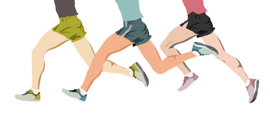 running legs have important because runners use their legs to propel themselves forwards, two muscle groups, their quads and the hamstrings, do most of the work.