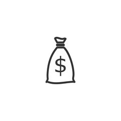 Money icon. Money icon image isolated on white background