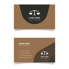 Exclusive Lawyer, Justice, and Legal Business Card Design.
