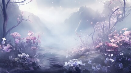 Aquarius & Pisces Zodiac, Romantic Winter Art High-Resolution Photo Canvases for Customizable Scenes
