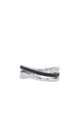 Metal Ring with Topaz and Diamonds stone including clipping path