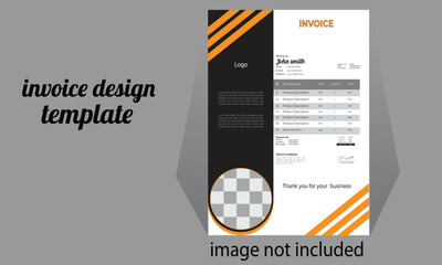 invoice design template ready