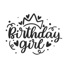 Birthday lettering quotes for poster and t-shirt design
