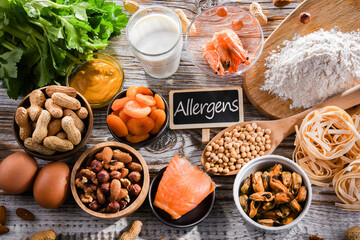 Composition with common food allergens