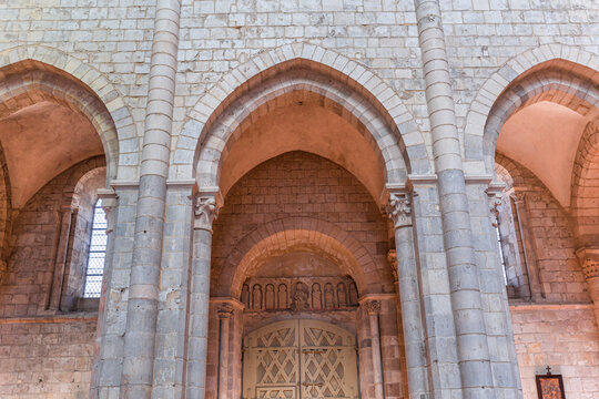 Fleury abbey, Saint Benoit sur Loire, France, interiors