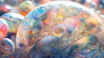 Colorful Bubble generative AI