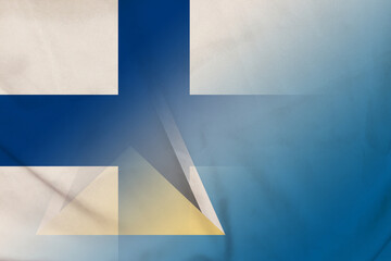 Finland and Saint Lucia state flag transborder relations LCA FIN